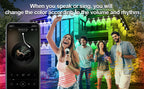 150FT Permanent Outdoor Lights, Outdoor Christmas Lights, Smart RGB App Control with 60 LEDs, LED Eaves Lights IP67 Waterproof, House Roof Outdoor Lighting for Party, Daily, Halloween, Garden