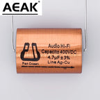 Free Shipping 2pcs/lot Tianji MKP Series Metallized polypropylene polar Audio Hi-Fi capacitor Line Ag-Cu ±3%