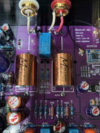 Golden high-quality metallized film power amplifier frequency divider audio capacitor stepless 0.22-22uf MKP capacitor