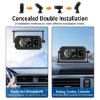 H13 Truck Car Tyre Pressure Monitor 6 External Sensors Tire Pressure Monitoring System Intelligent Temperature Warning Fuel Save