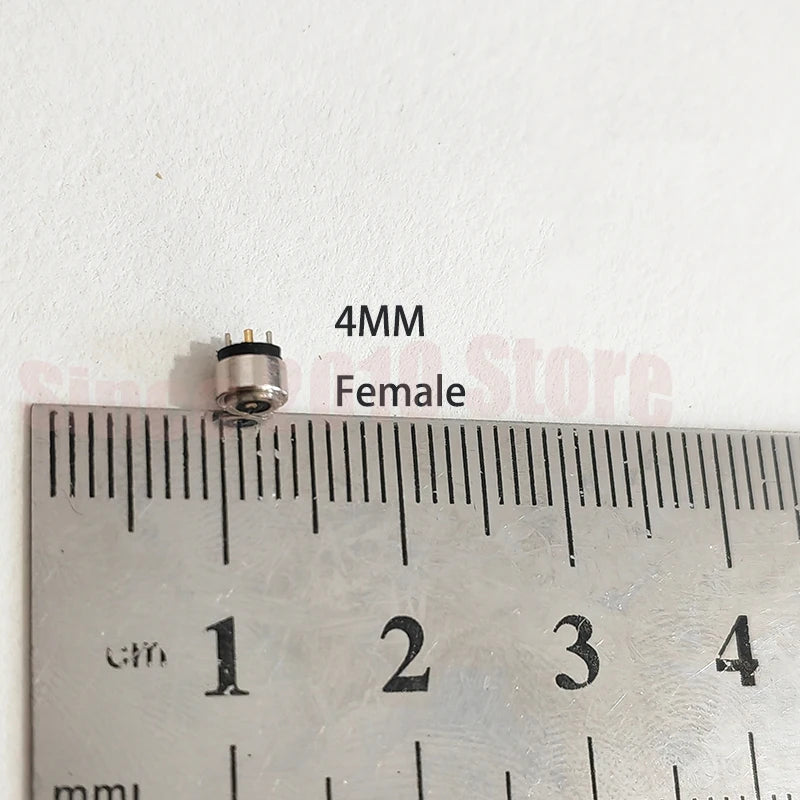 4/5/6/7/8/10mm Circular Magnetic 2Pin Male And Female Pogo Pin Connector 12V 2A Gold-plated For DIY Charging Of Smart Watches
