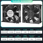 YOUNUON 60mm 80mm 90mm 120mm EC Brushless Fan AC 110V 115V 120V 220V 240V Axial Fan with Srews/Grill 6025 8025 9225 12025 12038