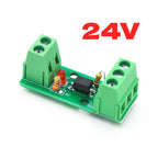 1 Channel Way Optocoupler Isolation Module PC817 3V-5V 12V 24V Photoelectric Isolator Rail Holder PLC Drive Motor Board