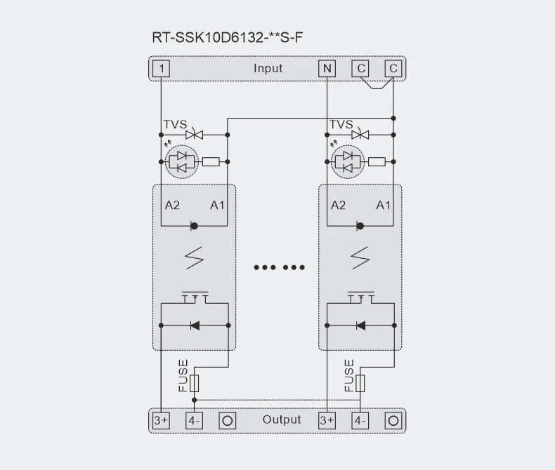 ENMG Solid State Relay Module 5-24V DC Solid State Non-Contact Relay Module DC Control AC/DC 220V Wide Voltage Constant Current