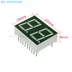 10pcs 18Pins 5261AS 5261BS 0.56 Inch 2 Digit Bits 7 Segment Red LED Digital Display Digitron Common Anode Cathode C-A C-C