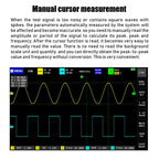 FNIRSI-1014D 1013D TC3 Oscilloscope 3-in-1 Dual Channel Input Signal Generator 100MHz * 2 Analog Bandwidth 1GSA/s Sampling Rate