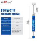 JRready Terminal Extractor Tool For HARTING/TE&AMP 4.2/6.35/2.13/CPC&Molex&Delphi Weatherpack&Amphenol RT360 Series Connectors