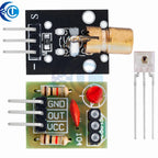 KY-008 650nm Laser Transmitter Module with Laser Sensor Module Non-Modulator Tube Laser Receiver Module Kit