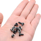 100Pcs 6x6mm Tactile Push Button Switch Assortment Kit, 9 Stem Heights 4Pin Vertical Momentary Micro Switches for Circuit Repair