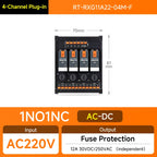 ENMG Relay Module 220VAC 2/4/8/16 Channel SPDT DPDT PLC Signal Amplifier Board Industrial Control Switch