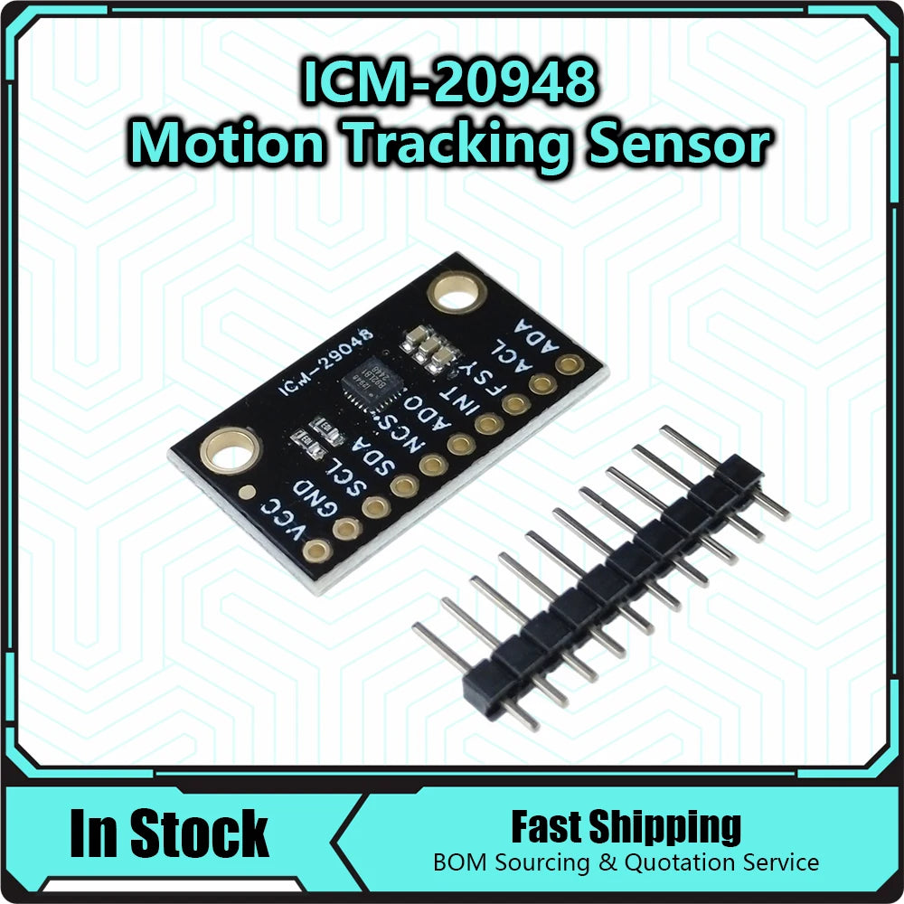 ICM-20948 CJMCU-20948 Sensor Module 9 Axis MEMS Motion Tracking Device Sensor Low Power Integrated Circuits ICM20948