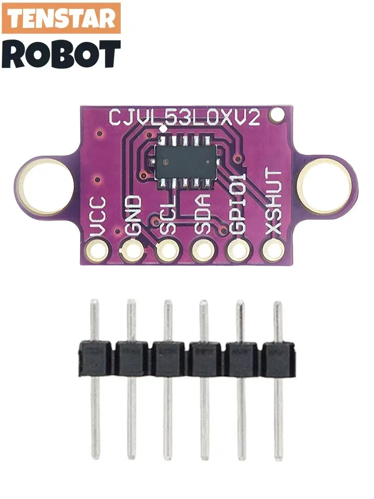 TENSTAR VL53L0X Time-of-Flight (ToF) Laser Ranging Sensor Breakout 940nm CJVL53L0XV2 Laser Distance Module IIC For Arduino