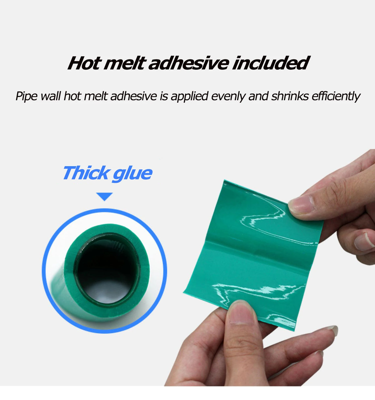 1 roll Heat Shrink Tube  Transparent 3: 1 ratio Adhesive Lined with Glue Dual Wall Tubing Wrap Wire Cable kit Diameter 1.6-30mm