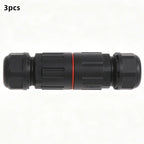 2 Pin 3 Pin Outdoor Plug Socket Straight Quick Screw Connection IP68 Industrial Electrical Waterproof Wire Cable Connector
