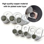 L-type Tinned Copper Wire Terminals 90° Right Angle Crimp Connectors M6 M8 M10 M12 for Automotive Electrical Wiring Connect Lug