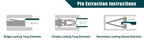 JRready Replacement Tip Kit for Extraction Tool &Terminal Release Tool for Deutsch,AMP/TE,Molex,Delphi,JST,Harting Connectors