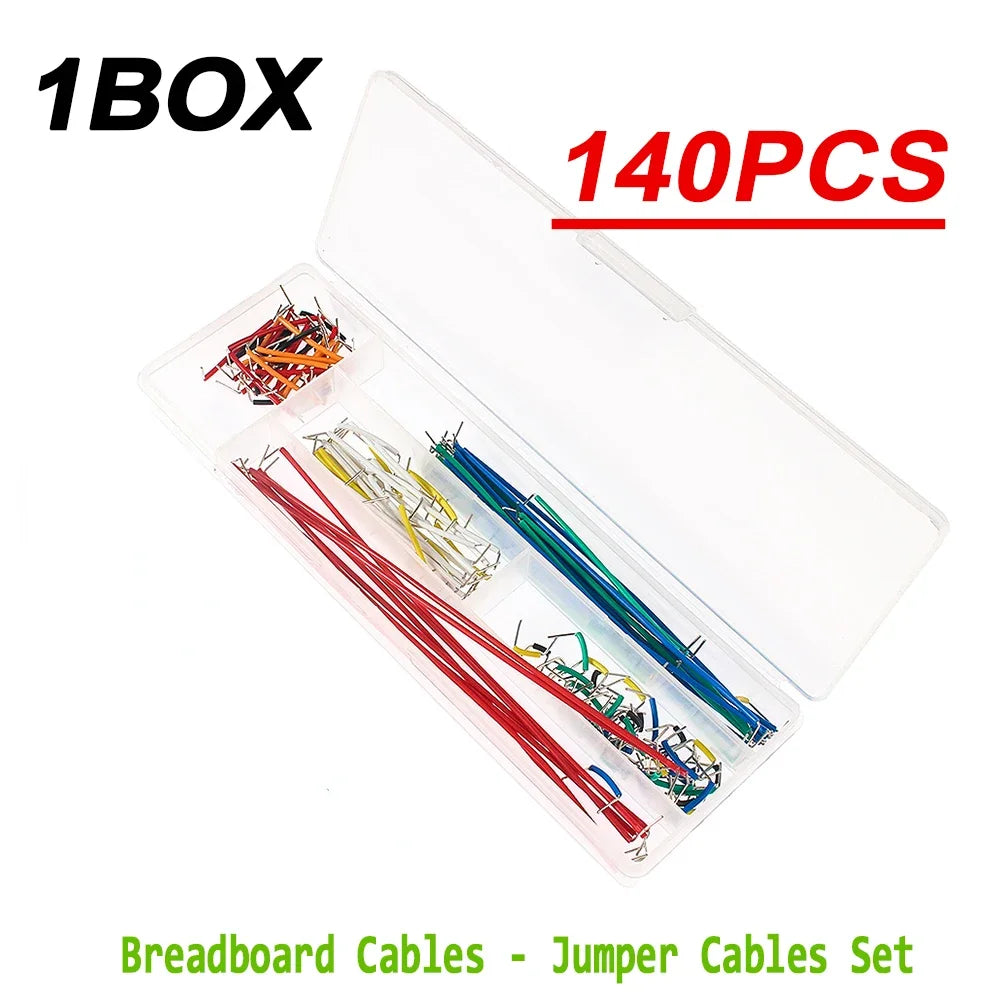 New 120/350/560/840PCS Breadboard Jumper Wire Kit 14 Lengths Assorted for Breadboard DIY Kits 26AWG 7.8cm Jumper