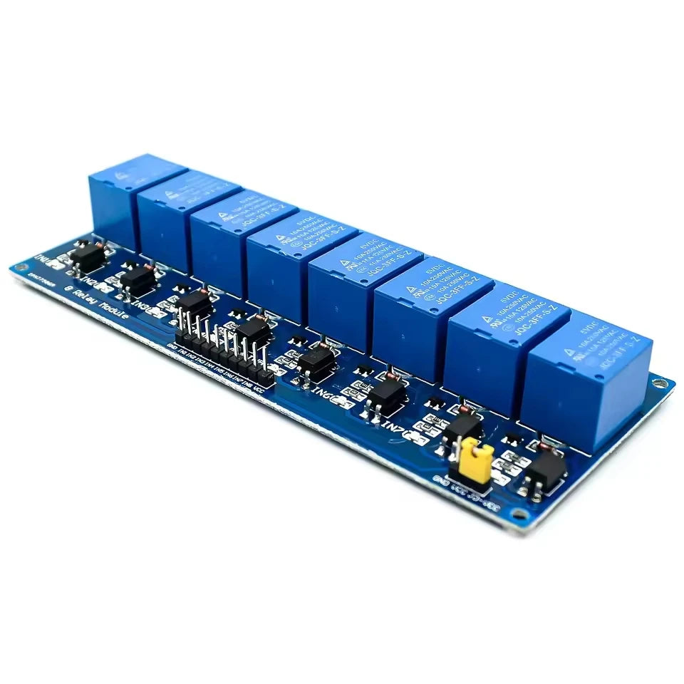 DC 5V 12V 1 2 4 6 8 way relay module for arduino 1 2 4 6 8 channel relay module with optocoupler High and Low Level Trigger
