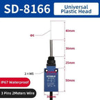 IP67 Waterproof Limit Switch Fecal Scraper Machine Sealing Micro Action SD-8108 Roller 8107 Outdoor ME-8104 Breeding