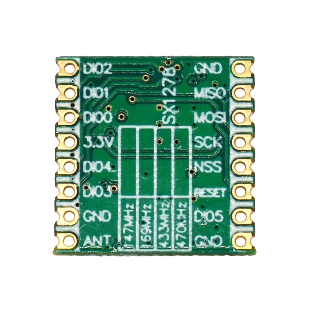 10PCS 433 470 868 915 Mhz SX1278/6 Wireless LoRa Spread Spectrum Module Low Power SPI Interface Long Distance 7 RFM95 98 96