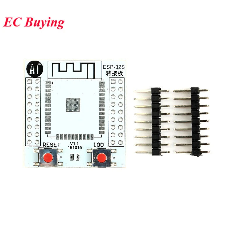 10Pcs/1pc ESP ESP8266 Serial WIFI Wireless Module ESP-32S ESP32S Adapter Plate Expansion Board for ESP-07 ESP-12F ESP-12E ESP-08