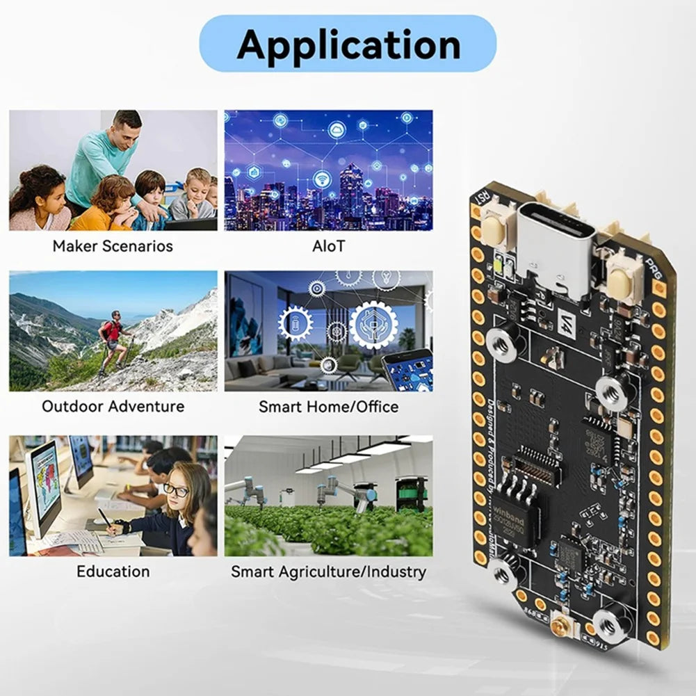 A64K Heltec V4 Meshtastic WiFi LoRa 32 Dev-Board Set Soft Antenna SX1262 Solar Powered BLE Low Power W/GNSS