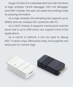 Sipeed SLogic Combo 8 Slogic Analyzer CKlink DAplink Debugger UART Module Powerful 4-in-1 Debugger DAPLink CKLink Debugger Tool