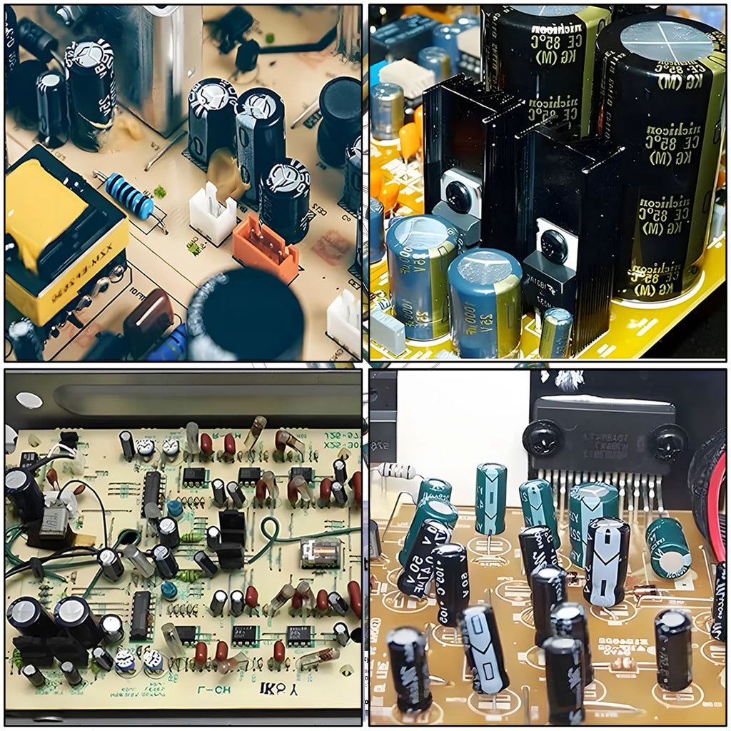 Aluminum Electrolytic Capacitors 10v 16v 25v 50v 0.1uf 1uf 2.2uf 33uf 47uf 220uf 470uf 680uf 1000uf