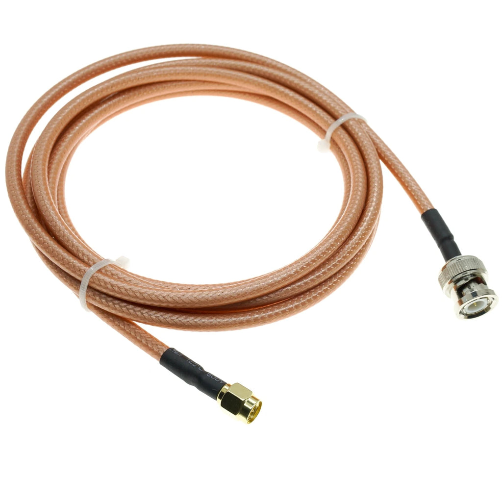 RG400 Cable SMA Male to BNC Male Plug Crimp Connector Lot RF Coax Pigtail Coaxial Jumper 50ohm Double Shield