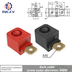 M6/M8 high current 300A power terminals square red/black for lithium battery inverter solar power terminals connectors