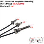 2/1PCS NTC thermistor temperature-sensing 1-meter wire long probe thread M6, M8, M10, 10K, 50K, 100K temperature sensor