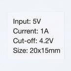 TP4056 Type-C Lithium Battery Charging Module 1A Li-ion Charger Board with Protection for 18650 Battery Pack DIY Power Bank