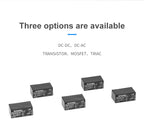 ENMG Small DIN-Rail Solid State Relay 24V 3A 4A 10A DC SSK10D6132 SSR DC to AC 220Vdc with base DC control 5V 24V AC 220V lights