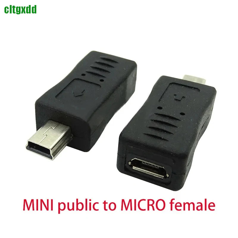 Cltgxdd USB 2.0 Adapter Mini 5P to A Male Female Micro to USB Android Data Side T Port Converter Selector Connector