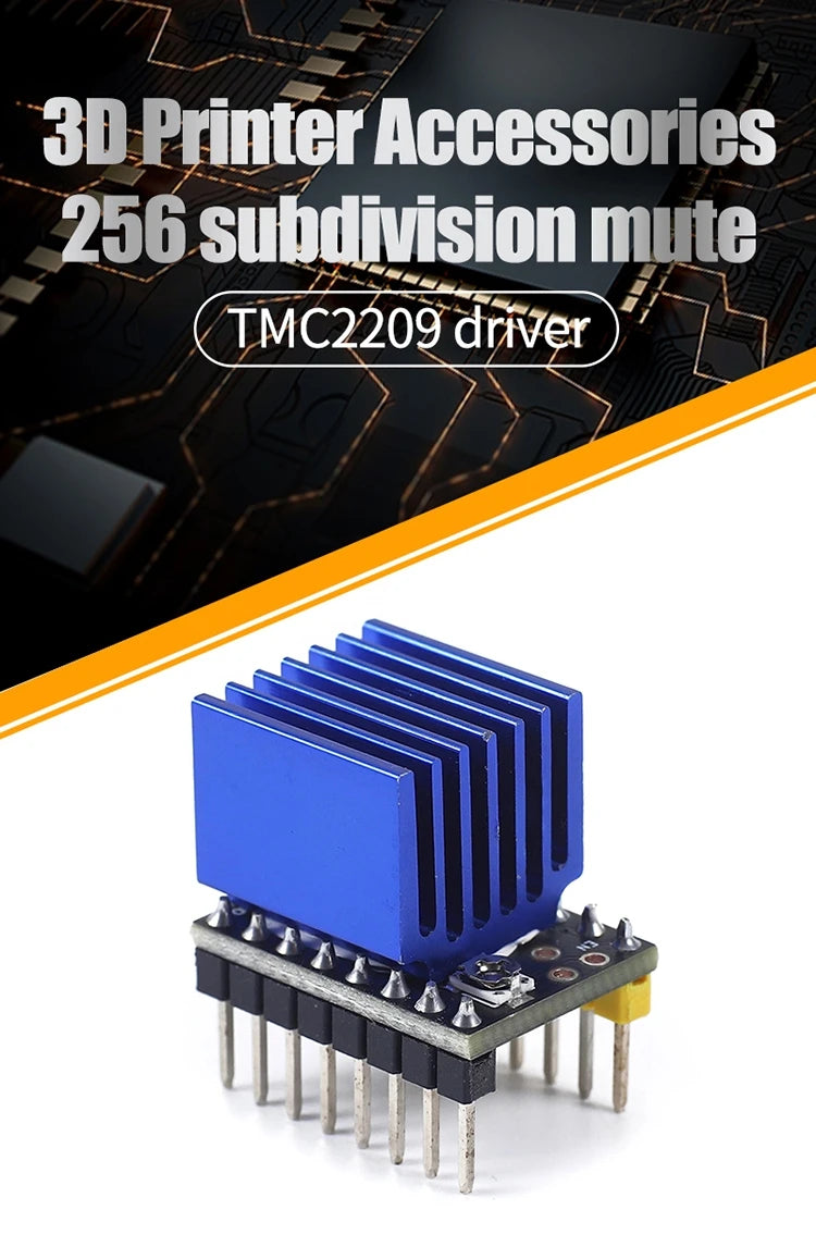 3D printer accessories TMC2209 stepper motor ultra quiet drive module replacement TMC2208 A4988 LV8729