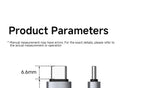 Hagibis 5.1k Pull-down Resistor Charging Adapter USB C Male to Female for Shaver Hair Trimmer Headphone Fan Electric Screwdriver
