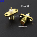 1/3/5piece SMA Male Female RF Straight Connector 90 Degree Right Angle Tee Type 3Way Splitter RPSMA To RP-SMA Male Adapter