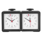 Multifunction Chess Analog Clock Count Up Count Down Timer Mute for Board Game Competition