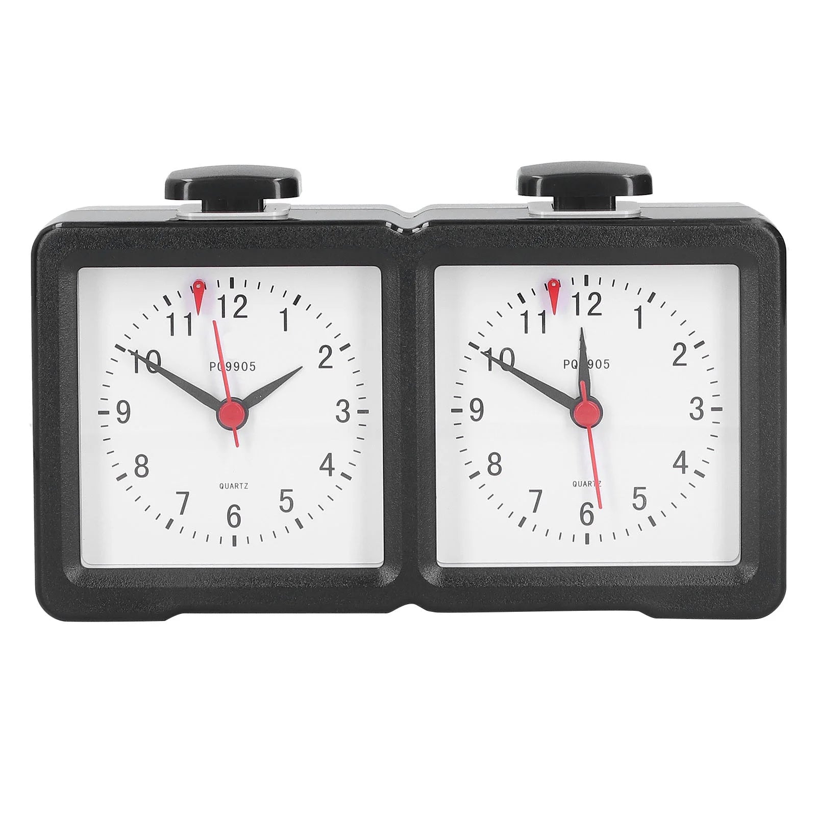 Multifunction Chess Analog Clock Count Up Count Down Timer Mute for Board Game Competition