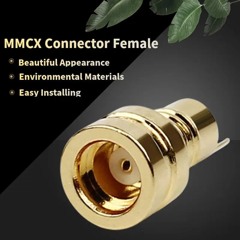 10pcs MMCX Connector Female PCB Mount Pin Speaker Terminal Consumer Electronics DIY IE800 Earphones Headphone Plug Audio Jack