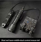 DBAL-A2 PEQ15 Red Green Dot IR Laser Sight  Light Tactical M600 Flashlight Armas White Scout Lamp Fit 20MM Picatinny Rail