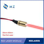 Compact Red Dot Laser Diode Module 650nm D6mm 0.5mW 1mW 5mW 10mW 3V Industrial Grade Spot Laser for Positioning Professional Use