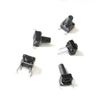 100PCS/20PCS 6*6*7 6*6*5 6*6*4.3MM Micro Touch Tactile Push Button Switch Horizontal Two-legged 7MM 5MM 4.3MM