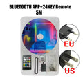 24V Addressable Neon Led Ribbon 5M 10M 15M 20M Bluetooth Led String Lights Waterproof Outdoor Lighting Rgbic Strip Neon Rgb Tape