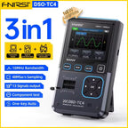 FNIRSI DSO-TC4/DSO-TC3 Digital Oscilloscope Transistor Tester 10MHz 48Ms/s Electronic Component Measurement Tool W/ USB Charger