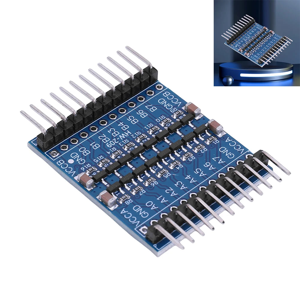 8 Channel Logic Level Switching Shifter IIC UART SPI TTL Level Converter IO Bidirectional Mutual Converter for Raspberry Pi