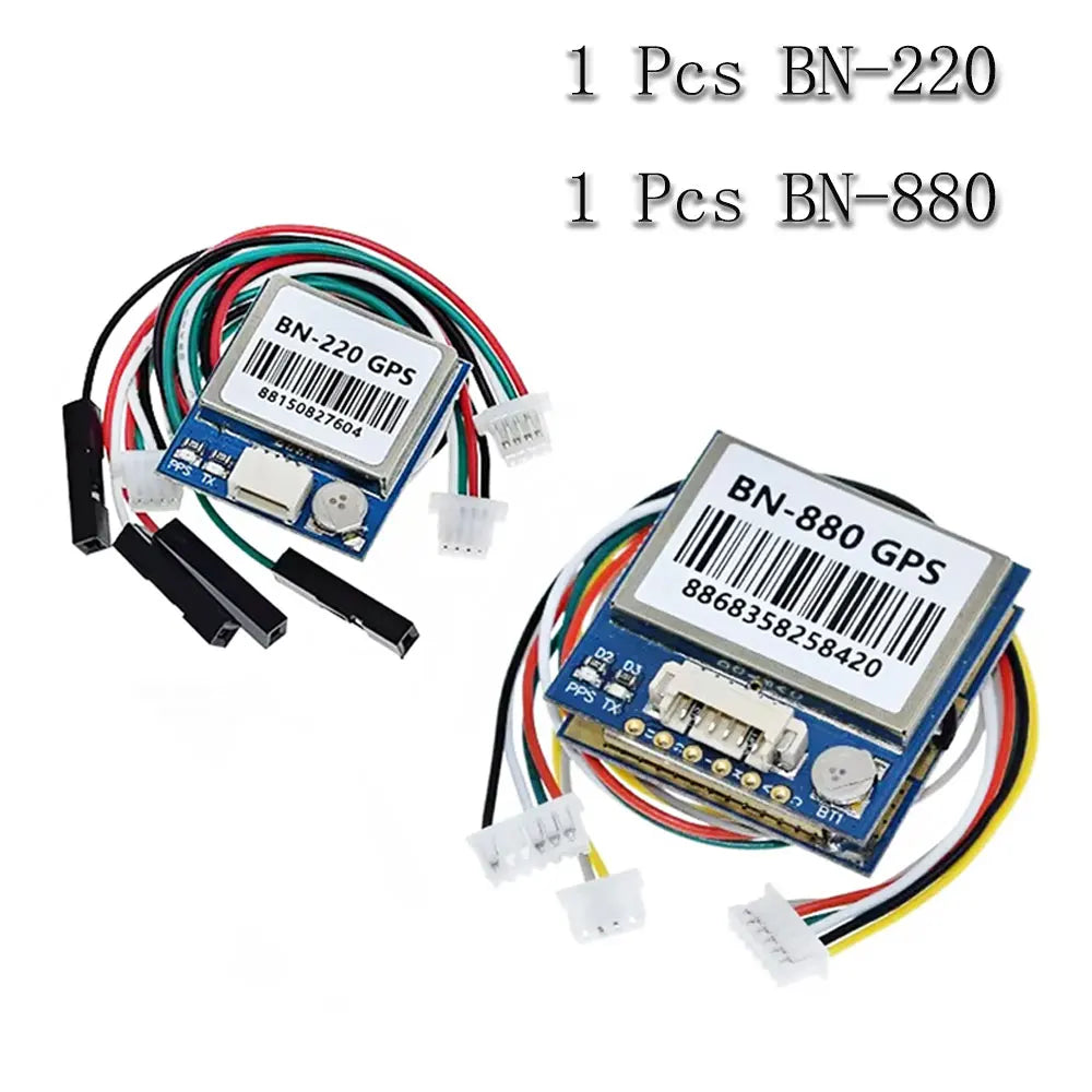 BN220 BN-880 GNSS Module, 3.0V-5.0V TTL Level GPS GLONASS Dual GPS Module with Built-in FLASH Antenna for RC Drone Airplane