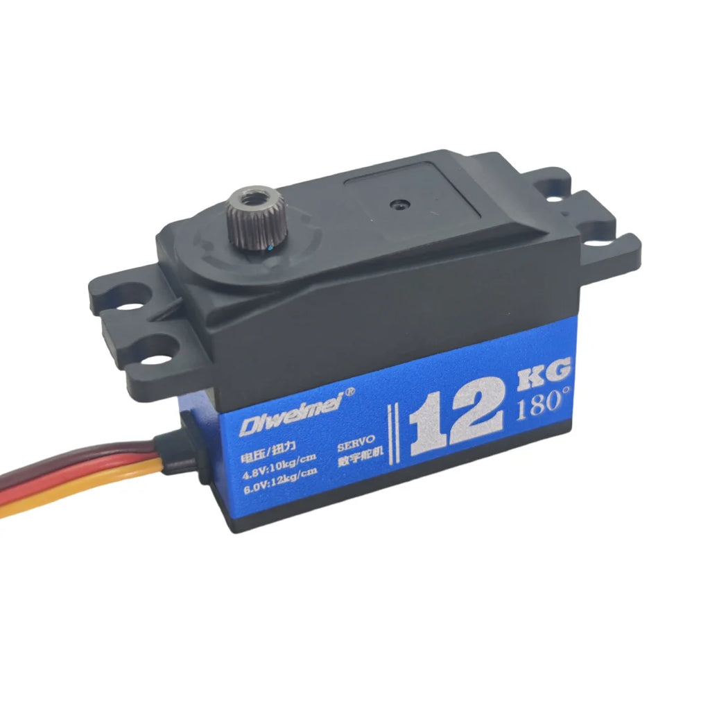 Servo 20kg 12kg Servo 180°/270° Short Type Metal Digital Servo Suitable for 1:10 RC Scale Remote Control Car Racing Drift Robot