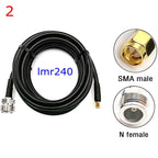 LMR240 50-4 Coax Cable L16 N Male Female To SMA Male Connector N To RPSMA Crimp for LMR-240 Pigtail Jumper 4G 5G LTE Extension