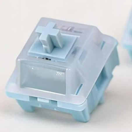 HMX Blue Star Silent Switch Tactile 5 Pins Mechanical Keyboard Accessories RGB POM PC PA66 Mute Swith Factory lubed for Hot Swap